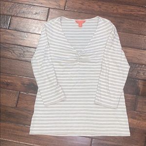 3/4 length sleeve Tommy Bahama stripe tee